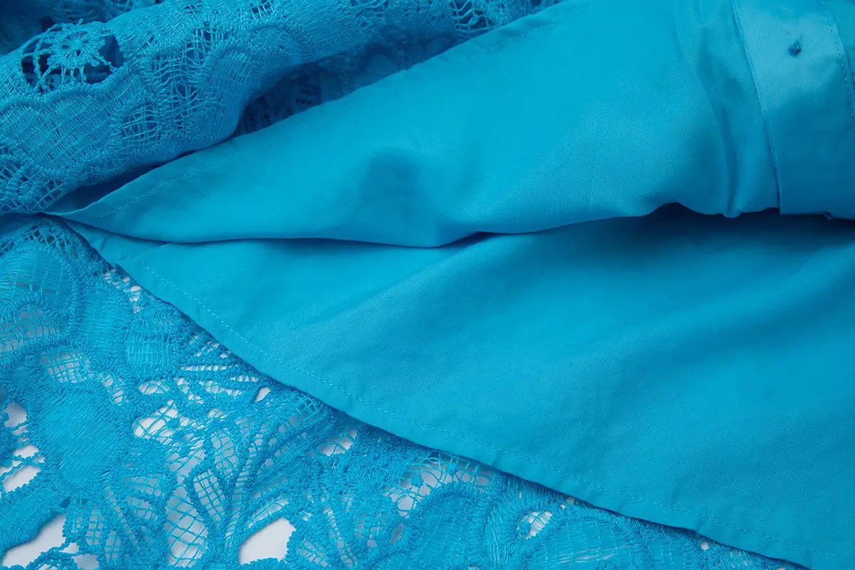 Vestidos sin mangas de encaje de ganchillo para mujer, moda de verano, sin mangas, cuello de camisa, diamantes, cinturón de un solo pecho, Vestidos por debajo de la rodilla elegantes para fiesta