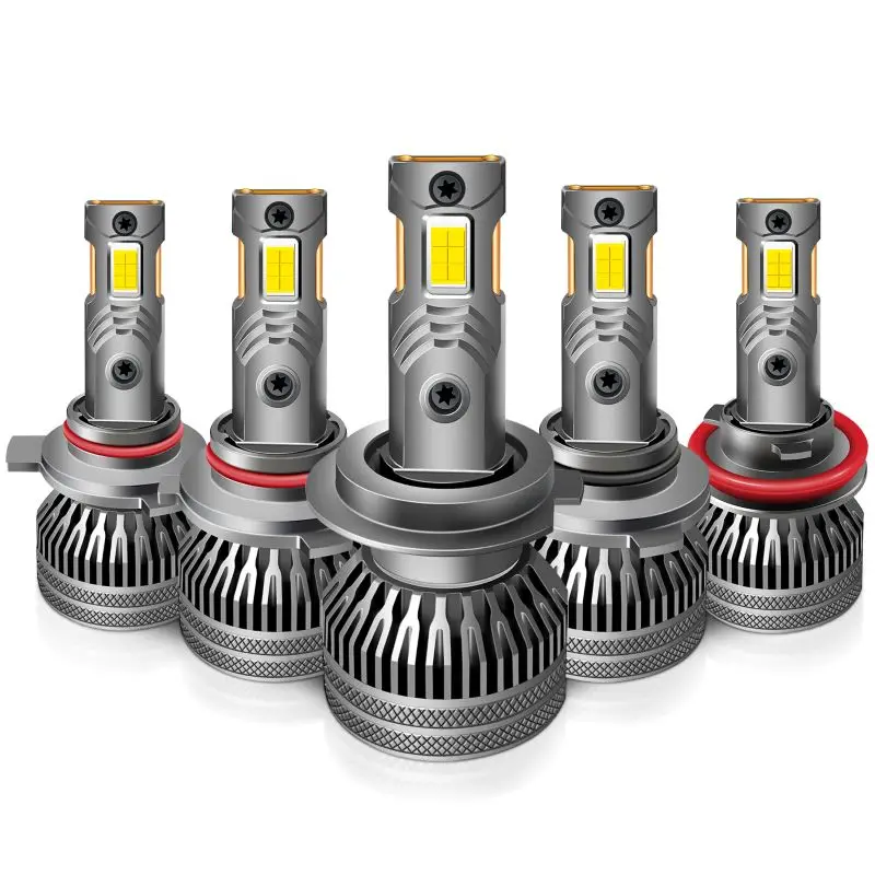H13 LED المصباح لمبة 880 881 H7 9008 9004 9007 5202 H16 H1 PSX24W PSX26W H4 P13W 9012 H10 H19 H18 H11 H7 H3 3000K 4300K 140W