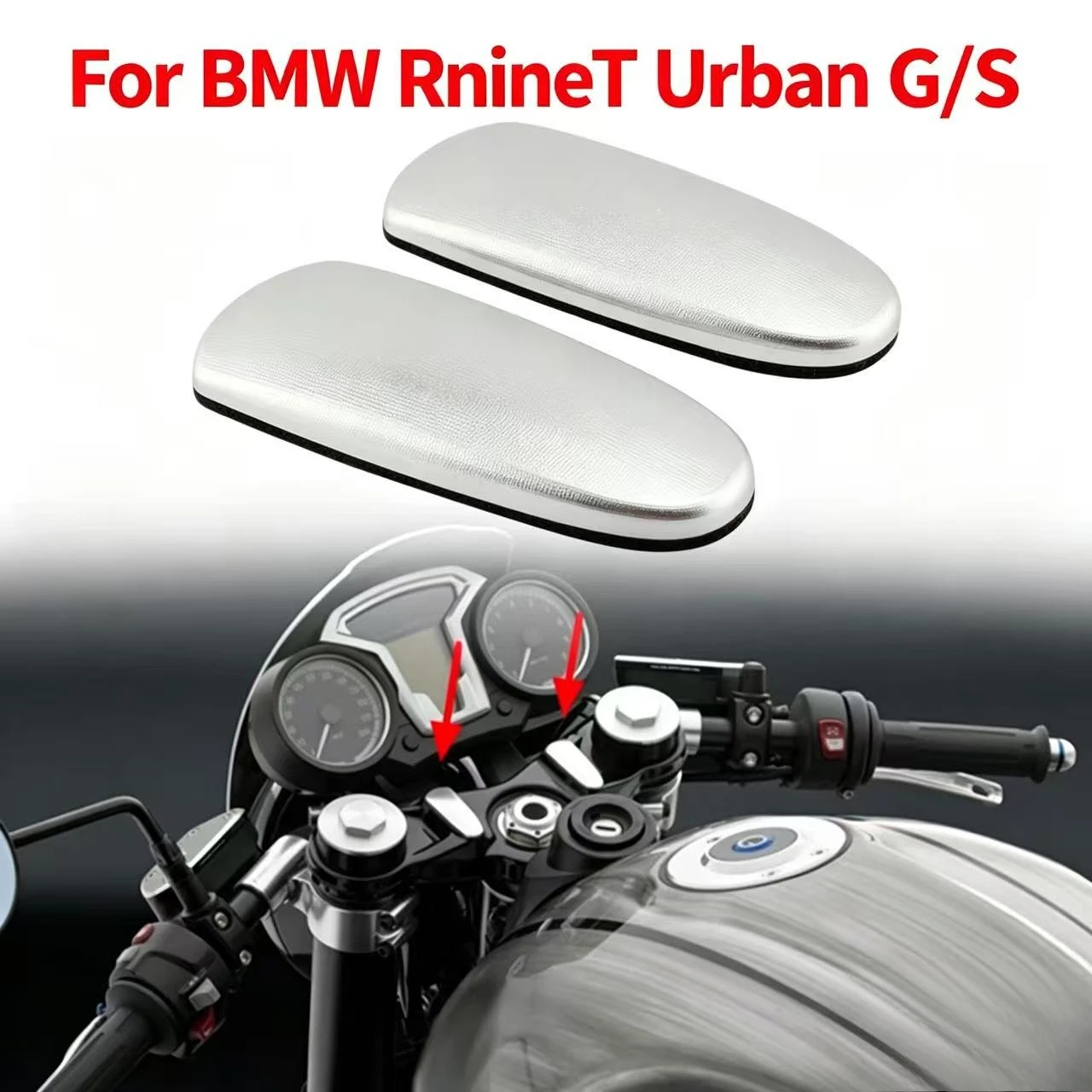 

For BMW R nineT RnineT Racer/Scrambler All Years Motorcycle Handlebar Clamp Hole Cover Set Mounting Holes Case Cover