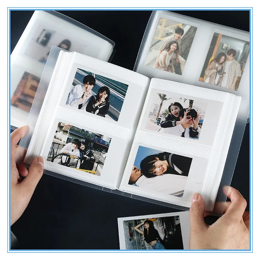 Álbum de fotos Instax Mini Photocard Binder, Scrapbook para fotos, coletar livro, cartão Kpop, 3 