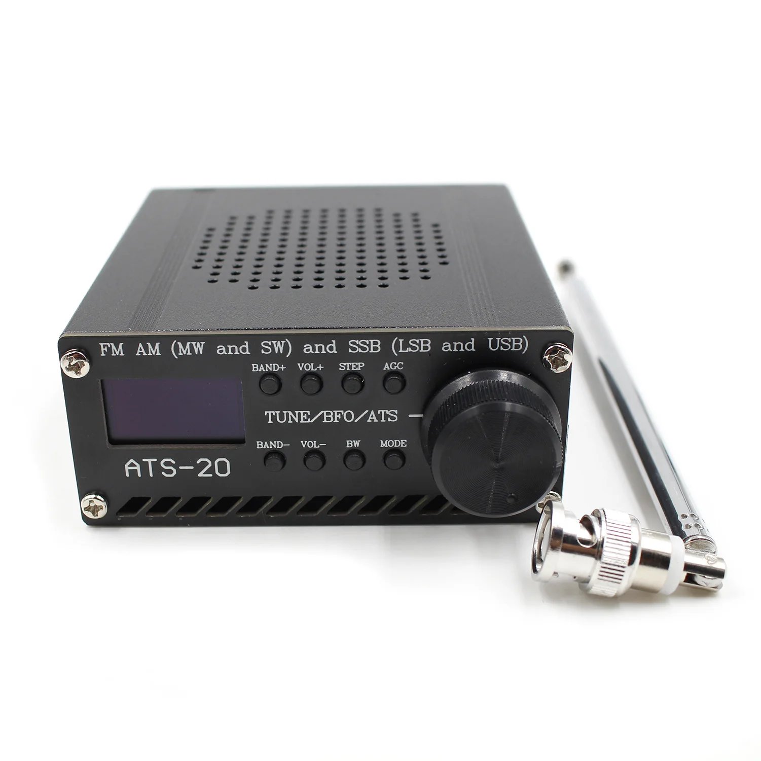 

ATS-20 + PLUS SI4732 All Band Radio FM AM (MW и SW) и SSB (LSB и USB) с антенной и зарядным кабелем Type-C