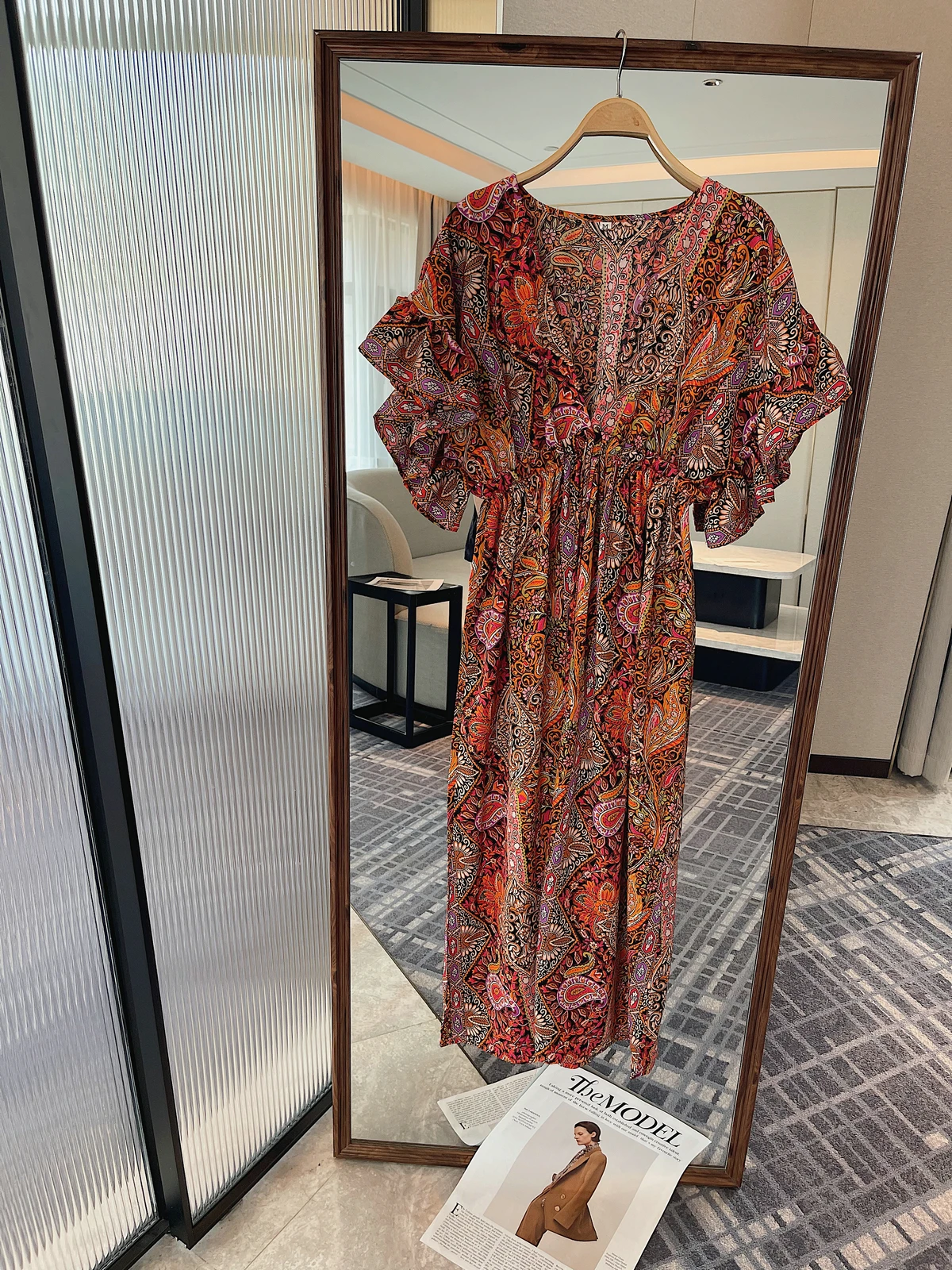 Chiffon Floral Long One Piece Dresses Y2k 2025 Woman Clothing Summer Fashion Korean Style Elegant Evening Party New Short Sleeve