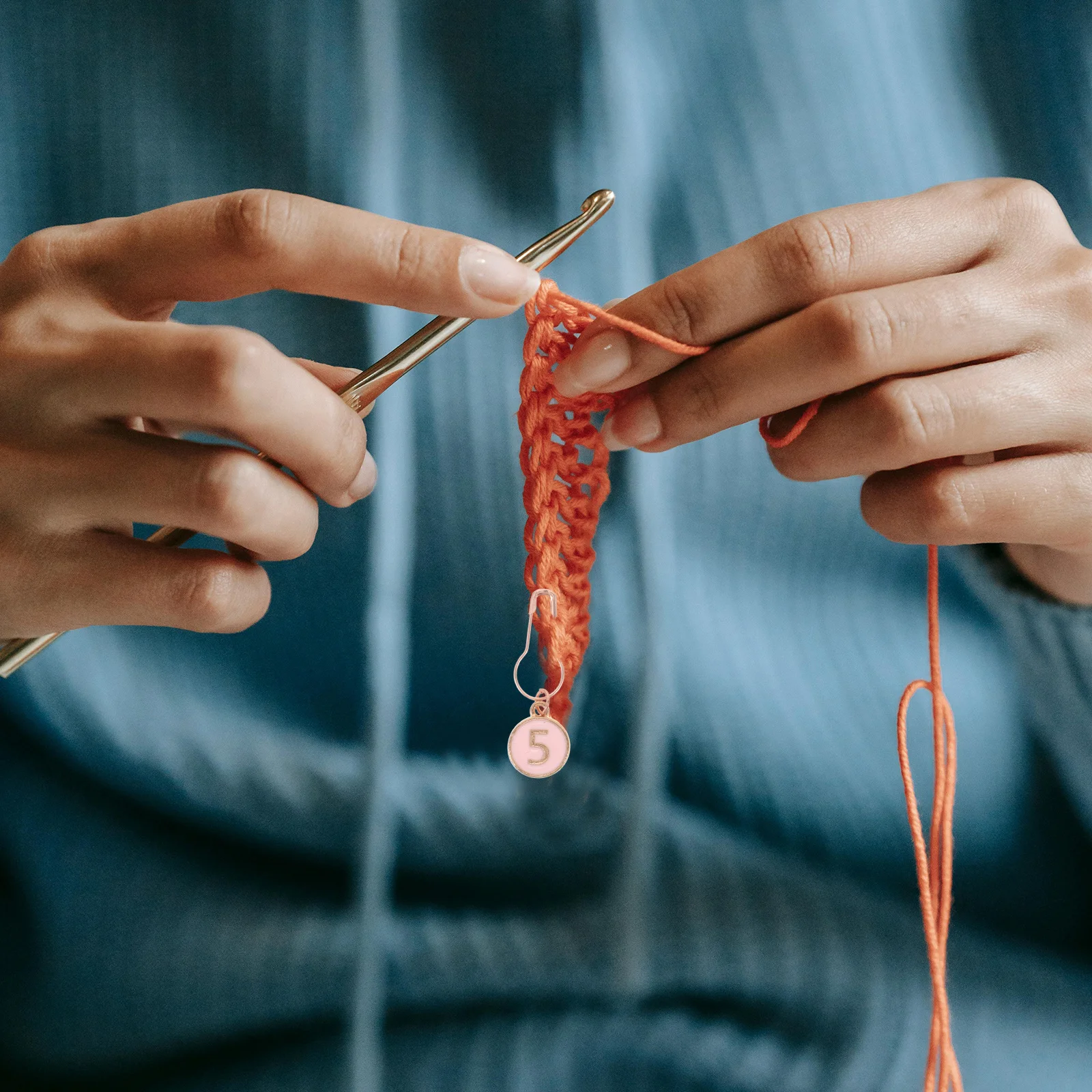 

30Pcs Knitting Row Counter Stitch Markers Numbered Alloy Locking Clips Crochet Accessories Stitch Markers for Knitting Uk