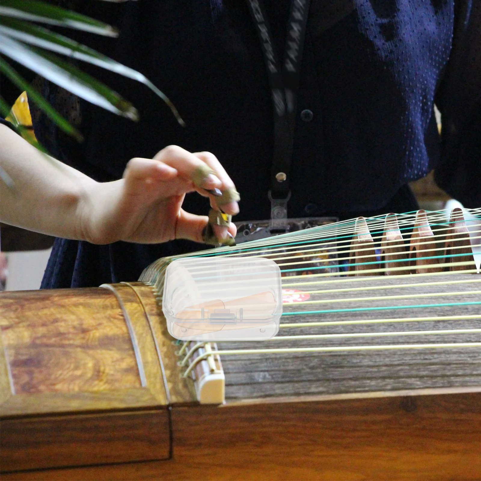 

Transparent Finger Picks For Sanxian, Elastic Nail Protectors, Clear String Instrument Plectrums, Practice Performance