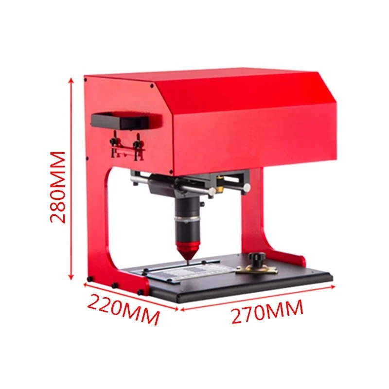 170x110mm Pneumatic Electric Desktop Nameplate Marking Machine Engraving Machine For Metal Parts