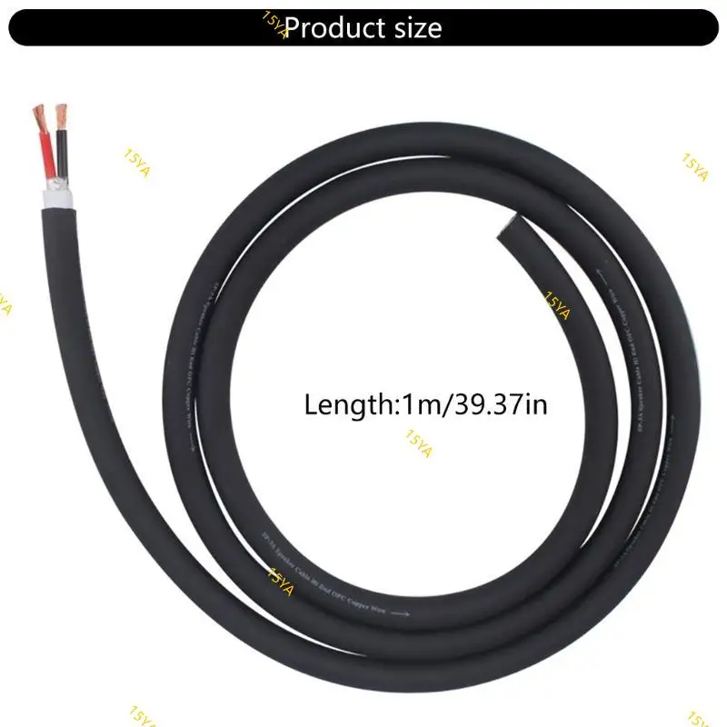 

15YA HiFi Auditory Speaker Bulk Cable Enhances Sound with Cored and PVC Shell