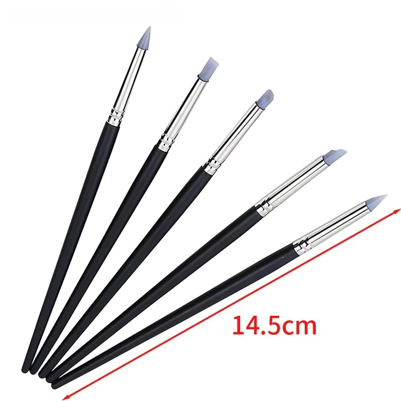 Dental Aesthetic Porcelain Application Pen Resin Smoothing Brush, Watercolor, Oil Painting, Acrylic and Gouache Modeling Brushes