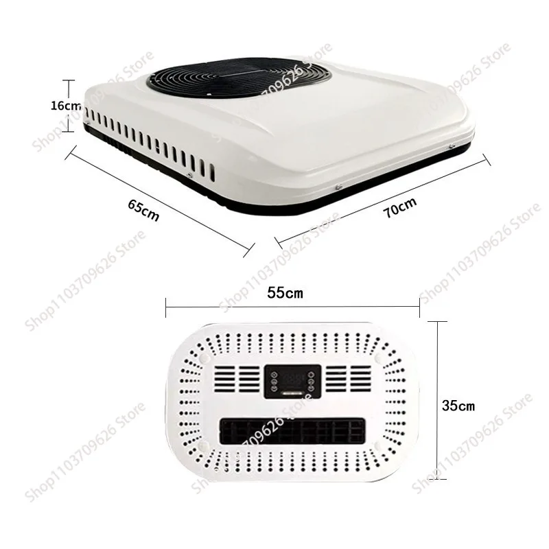 

Rooftop Mini Heating and Cooling air Conditioning Dc 12v 24v Car air Conditioner for Truck caravan Vehicle