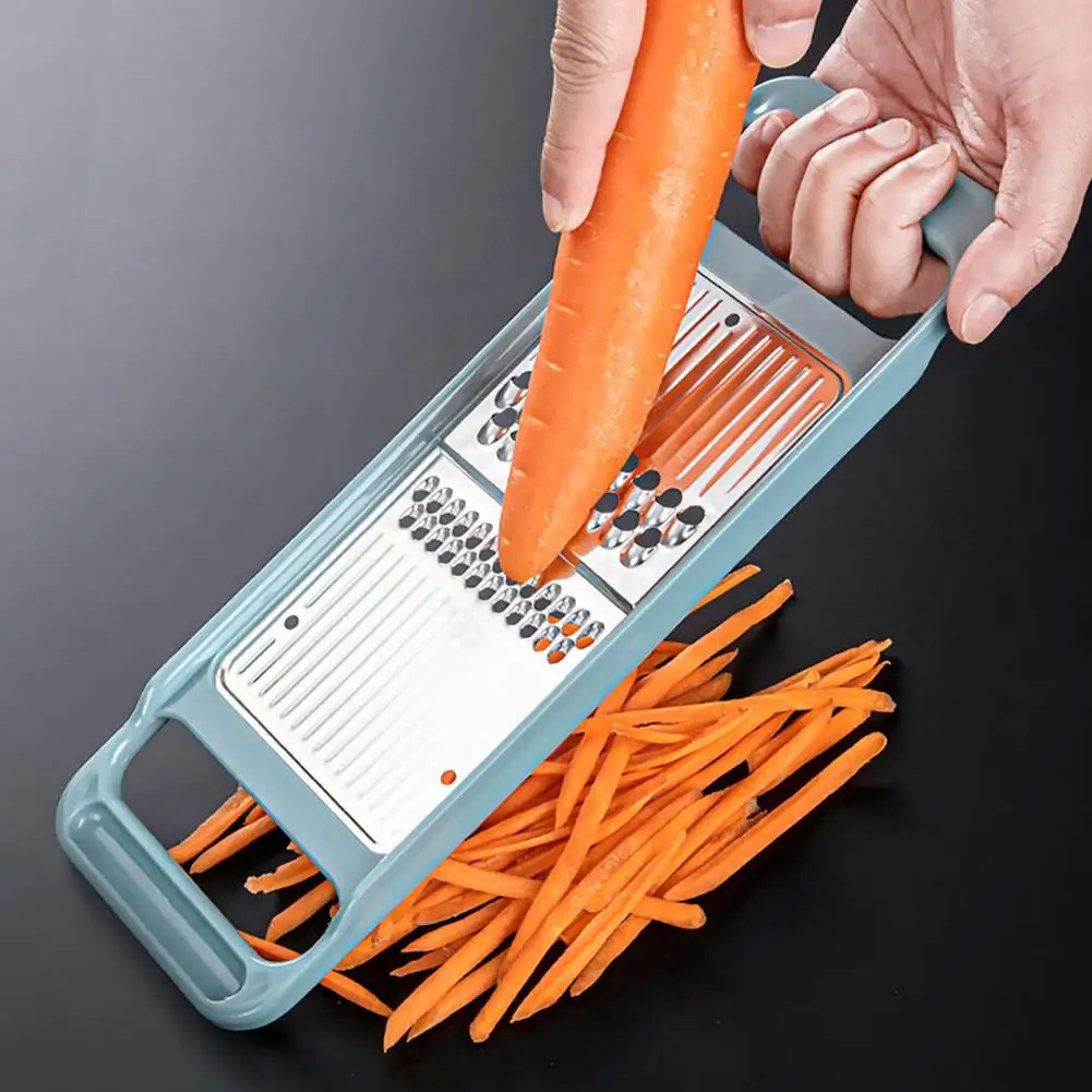 28*10cm Vegetable Slicer Super Sharp Double Sides Multi-purpose Non-slip Corrugated Net Carrot  Cucumber Chopper Kitchen Tool