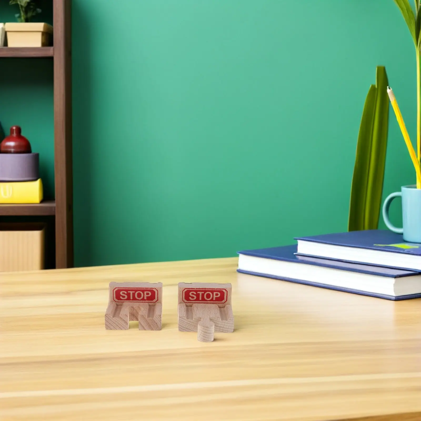 

4 комплекта деревянных бамперов-ограничителей для железнодорожных путей, безопасные соединители-стопоры, аксессуары для расширения железнодорожных путей, 1,57x1,57 дюйма