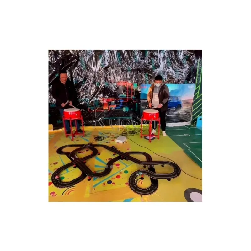 

2024 New Product Commercial Entretenimiento Two Player Battle Beat a Drum Control Arcade Car Racing Games Machine