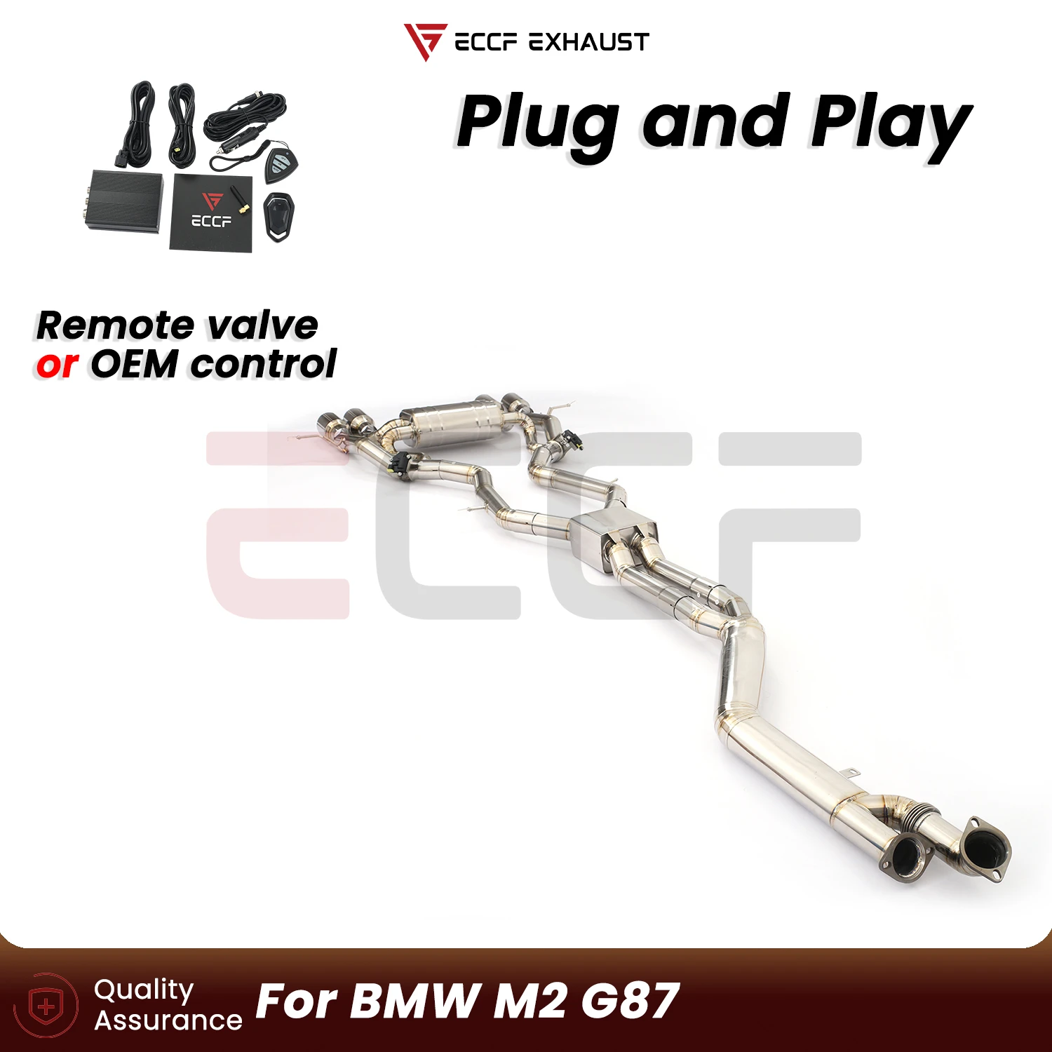 

Aggressive Exhaust Sound Titanium Catback Exhaust System For BMW M2 G87 Plug and Play Performance Upgrade