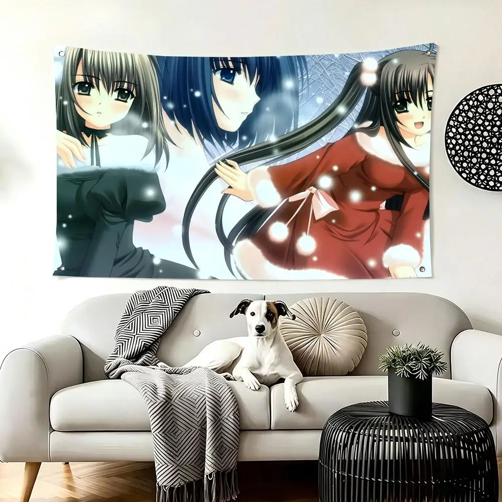 Romance Anime U-Under the Innocent Sky Flags  For Living Room Home Dorm Decor Wall Outdoor Camping Party Banner Gifts
