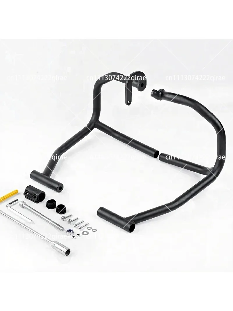 Motorcycle Engine Guard Bar Anti-Drop Protection 2018-2024 Black