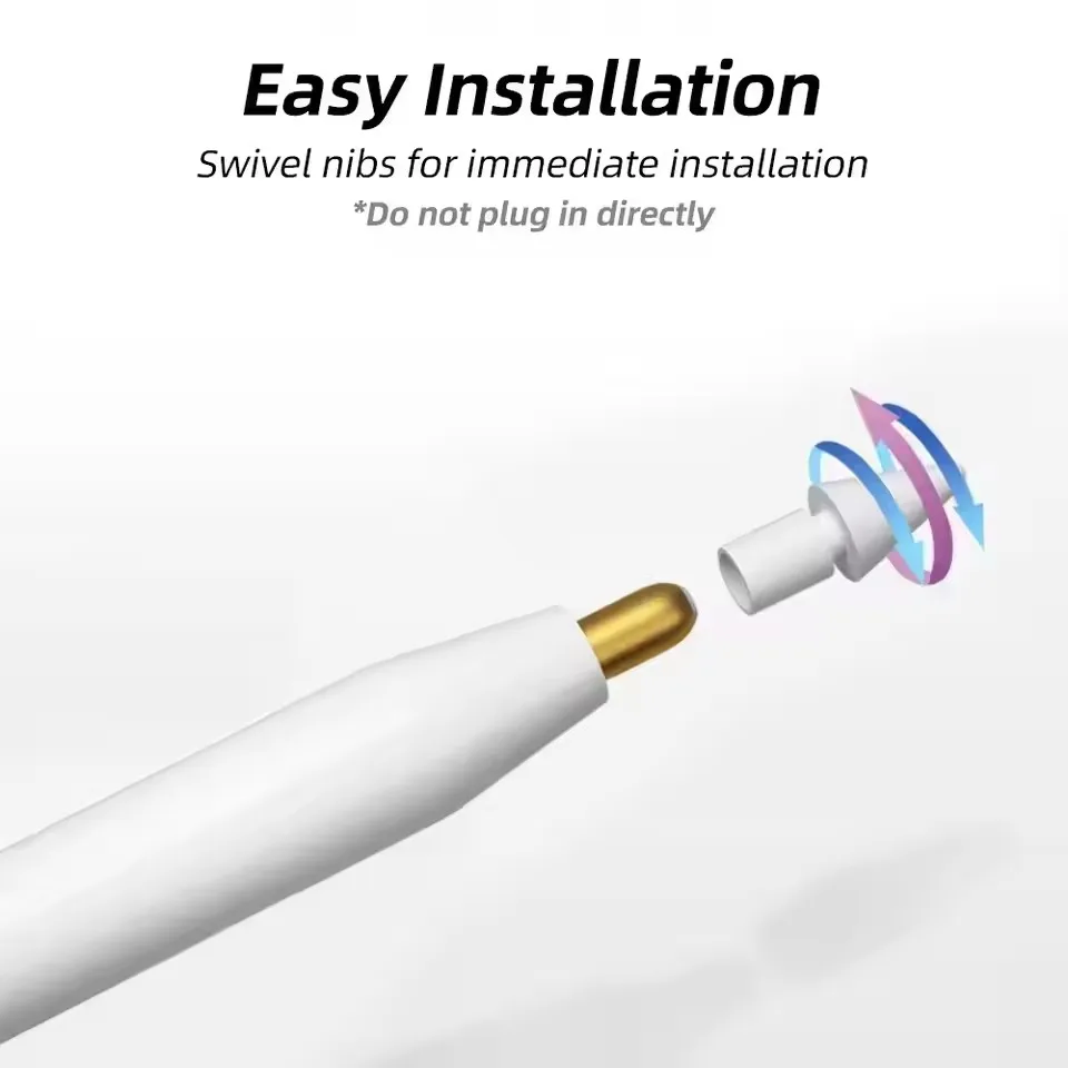 Replacement Pencil Tips for Apple Pencil 1st 2nd Generation iPencil Smooth Spare Nibs for iPad Pro Pencil 1/2 Stylus Fine Nib view 4