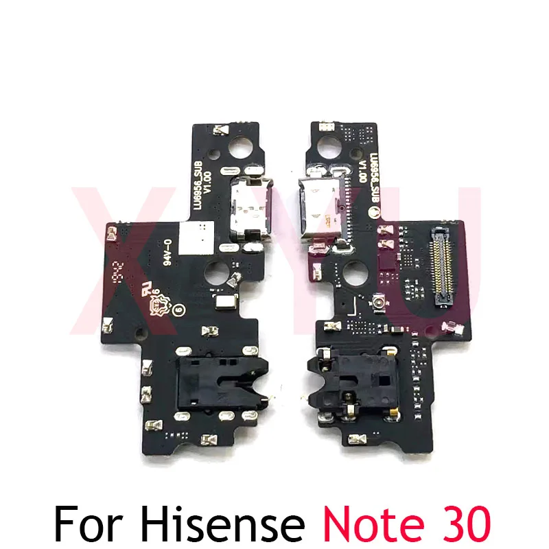 Dla Hisense Note 20S 30 / H40 H50 / X20 Port ładowania USB dok złącze karty części do naprawy kabli elastycznych