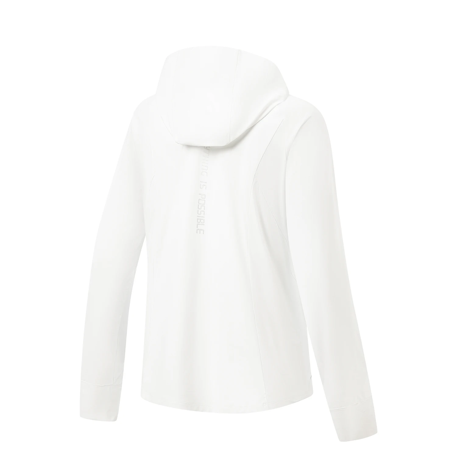Li-Ning Women's Training Knit Windbreaker LN COOL Sun Protection 86%Polyamide 14%Elastane LiNing Fitness Coats AFDW462