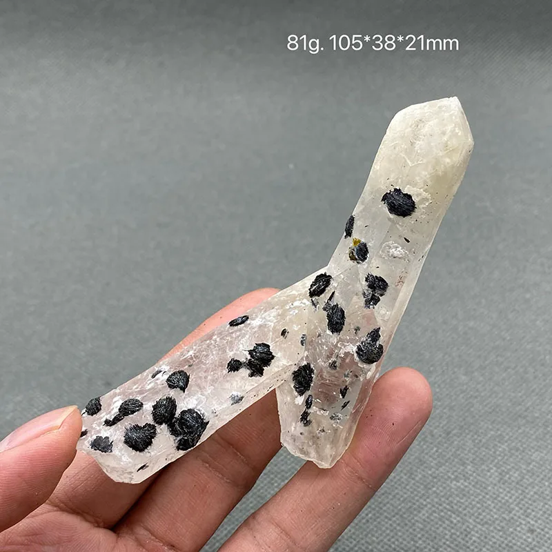 

100% Natural Specular hematite and crystal symbiosis mineral specimen crystal stones and crystals quartz healing crystal