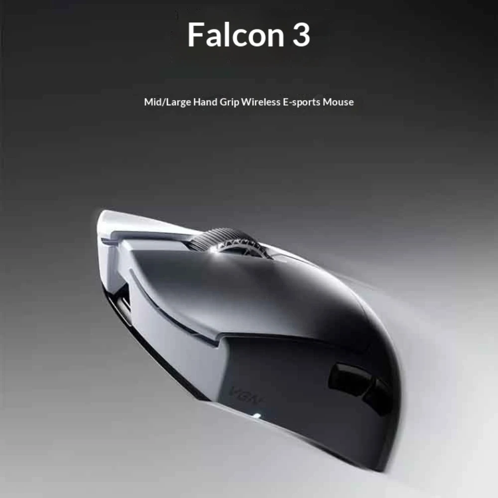 VGN Falcon 3 Wireless Gaming Mouse Lightweight Ergonomic PAW3950 /3955 Dual 8K 500mAh Computer Mouse for E-sport，Gaming & Office
