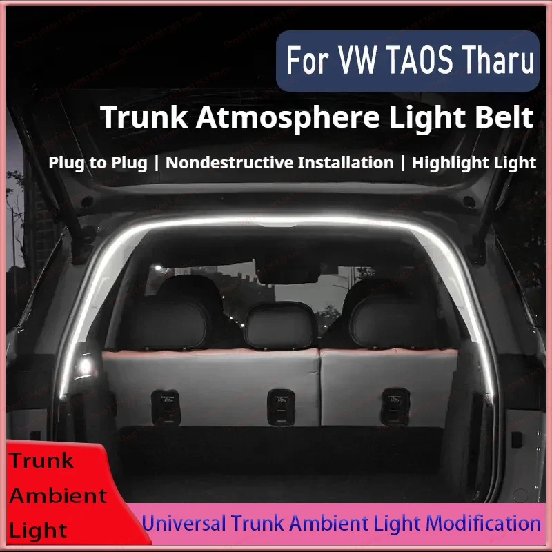 

Car Trunk Lighting For VW TAOS Tharu Car Decoration Trunk Atmosphere Light Modification Car Accessories Interior