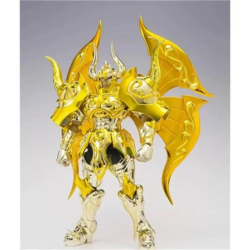 In Stock Bandai Original Saint Seiya EX Saint Cloth Myth Taurus Aldebaran Golden Soul Action Figure Toy Gift