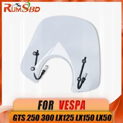 Motorcycle Windshield Air Wind Deflector Windscreen Dust Proof Protector For Piaggio Vespa GTS 250 300 LX125 LX150 LX50