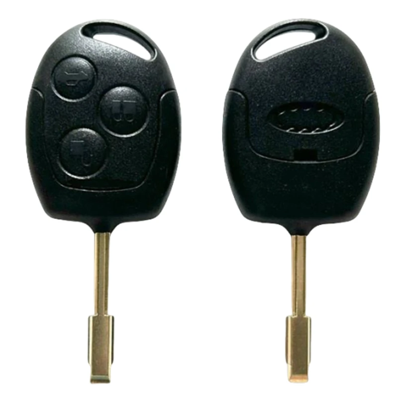 

XIEAILI OEM 5 шт., 3 кнопки, сменный чехол для ключей, транспондер, корпус дистанционного ключа для Ford Focus Transit Mondeo Fiesta