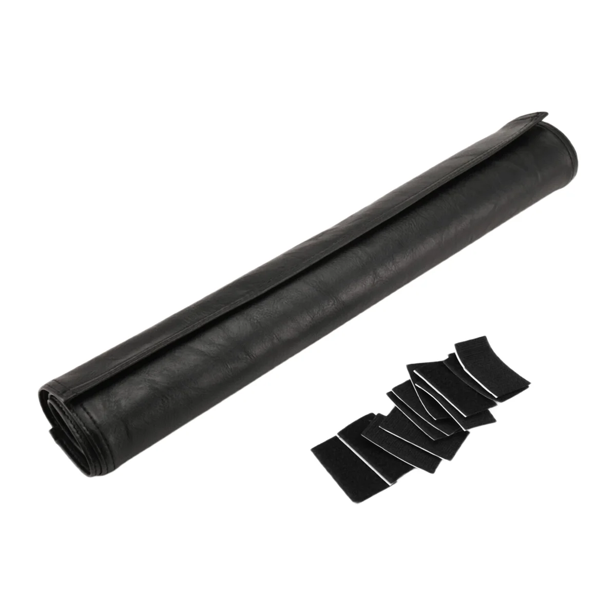 A62X واقي مسند الرأس من الجلد الصناعي غير القابل للانزلاق لكرسي الكرسي، غطاء مسند الرأس لأغطية الأثاث باللون الأسود