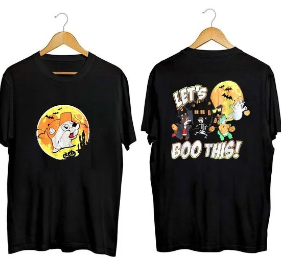 Buc-Ees Let''S Boo This Halloween T-Shirt 2 Sided