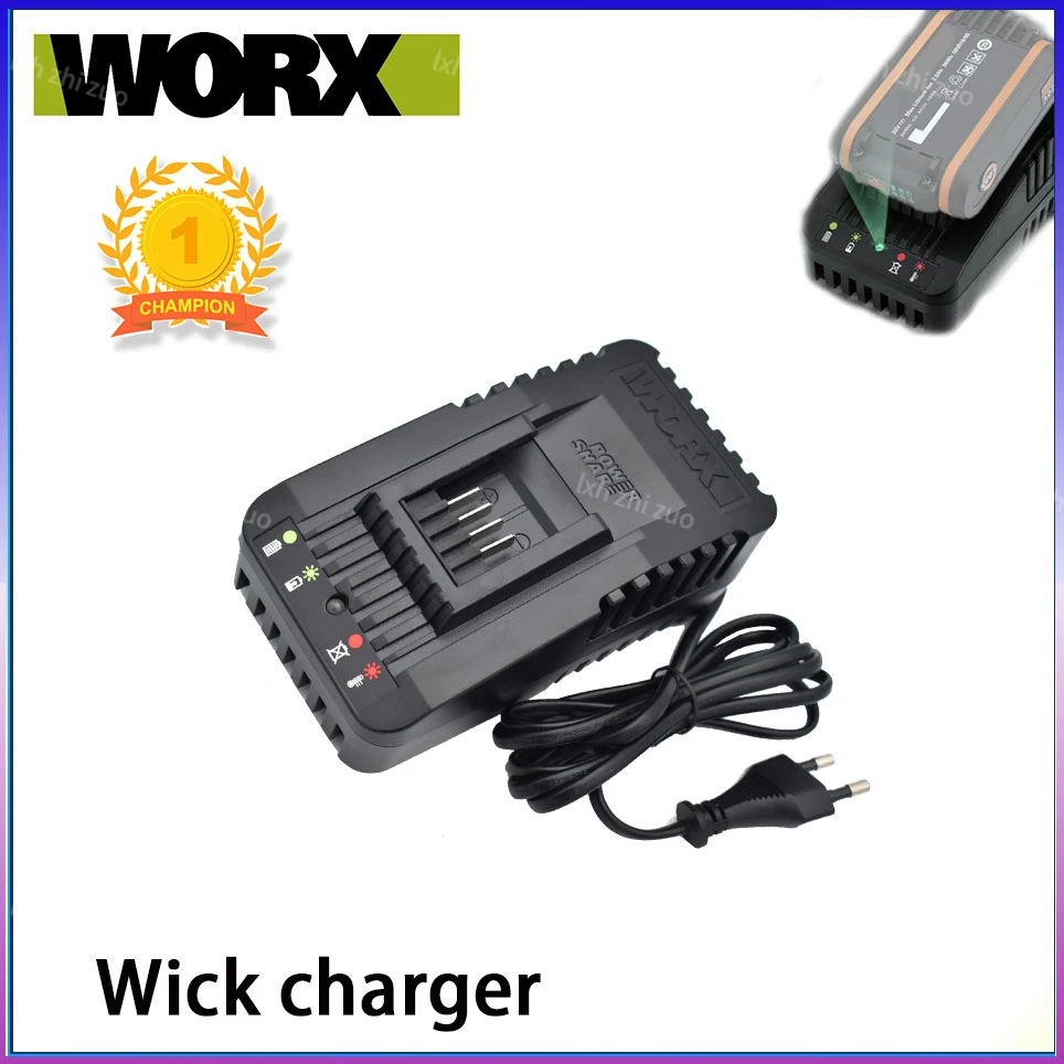 WA3880 Lithium Battery Original Charger For Worx 20V WA3551 WA3572 WA3550 WA3553 WG629 WA3760 WA3860 WG169E WG549E WG546E WG259E