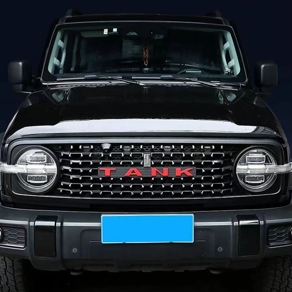 Suitable For Great Wall GWM WEY TANK 300  Car Grille Modification Front Grille Frame Front Face Dedicated Decorative Accessories