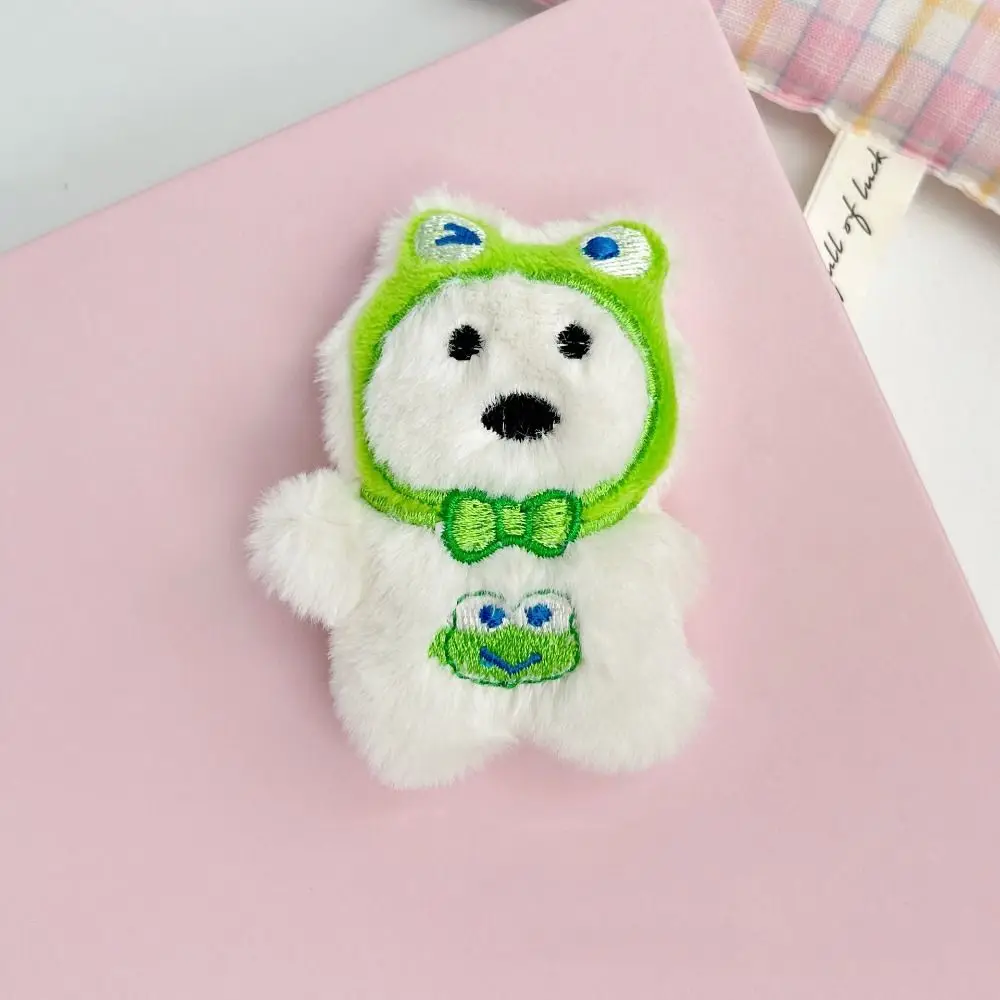 LLavero de muñeco de peluche Kawali West Highland Terrier para niñas, colgante para bolso, decoración de coche, regalo de cumpleaños creativo para niños