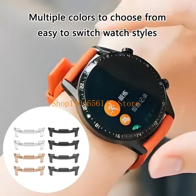

652F 2pcs 22mm Rustptoof Connectors Suitable for Smartwatch Seamlessly Integration with Watch Interfaces Suitable for Watch 8