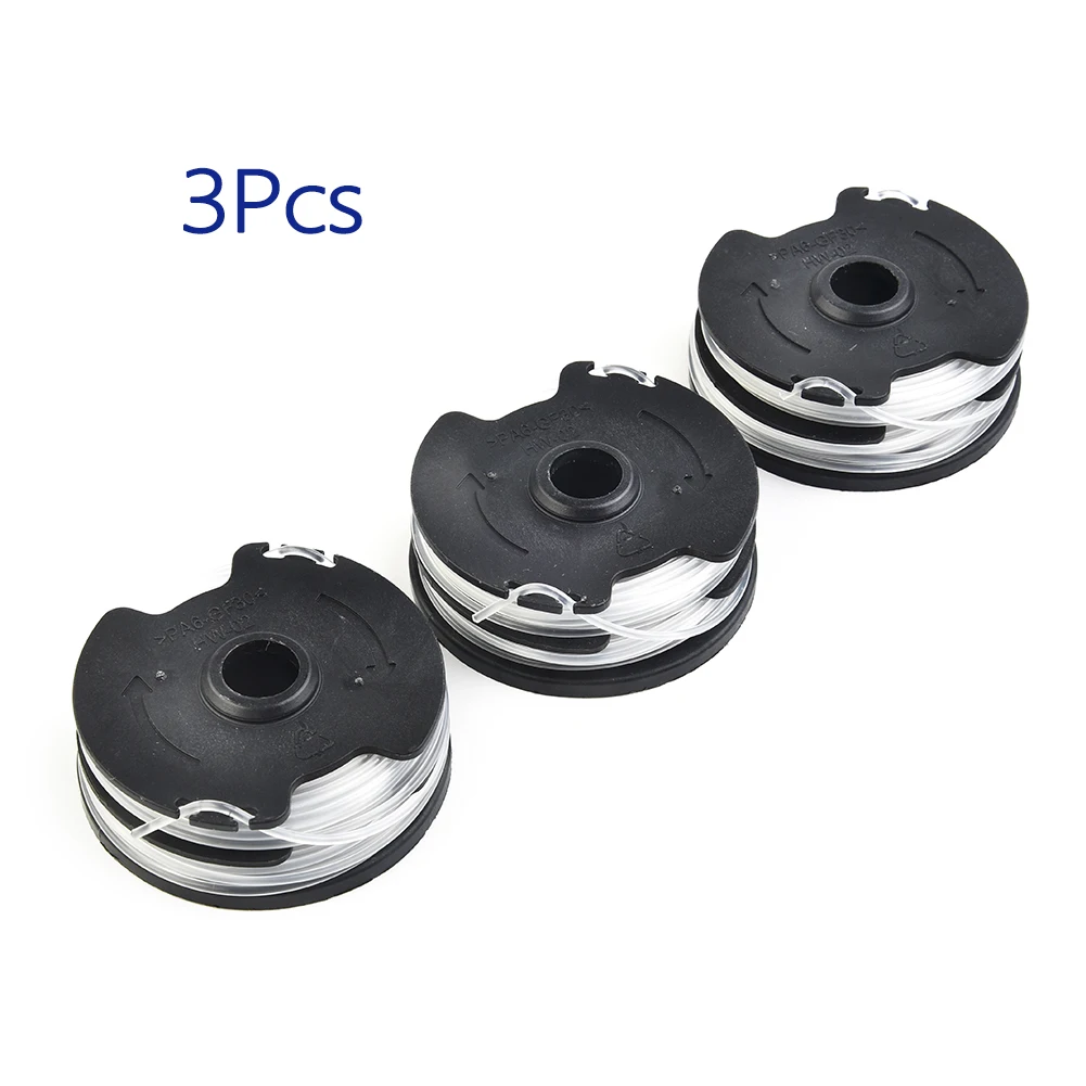 3 Pcs Line Spool Replacement Spools For Parkside PRT 550 A1 For A3 A5 Total Length 8.3m Trimmer Accessories