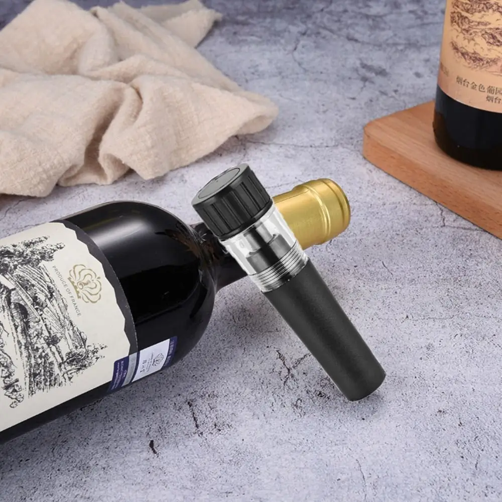 Bar Accessories Leakproof Vacuum Wine Pump Airtight Air Remover Bottle Stopper Wine Preservation Wine Cork Soda