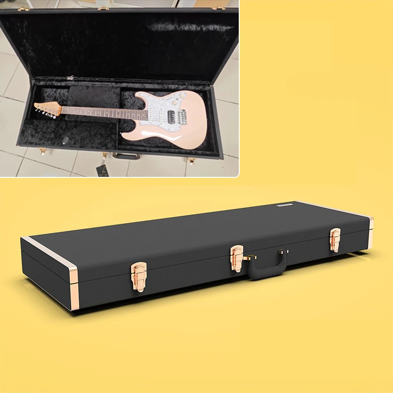 

Чехол для электрогитары/баса, утолщенный профессиональный чехол для гитары, кожаные чехлы большой емкости, аксессуары для музыкальных инструментов для гитары