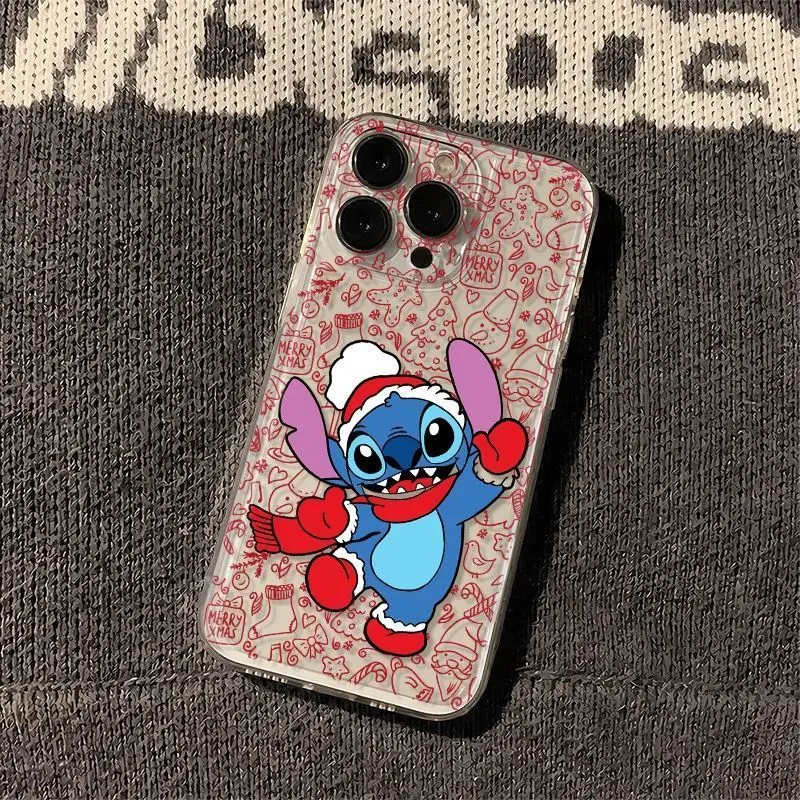 Stitch Christmas Phone Case For MOTO G10 G20 G30 G14 G22 G34 G53 G24 G54 G84 E32 E13 E22 E30 Cover