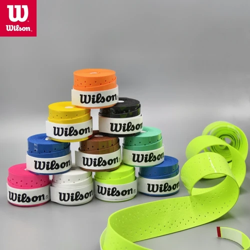 Imagen 1 del producto Wilson-raqueta de tenis con agarre en el exterior, bolsa adhesiva para bádminton, pegamento en el exterior, Te antideslizante, 45/15 piezas