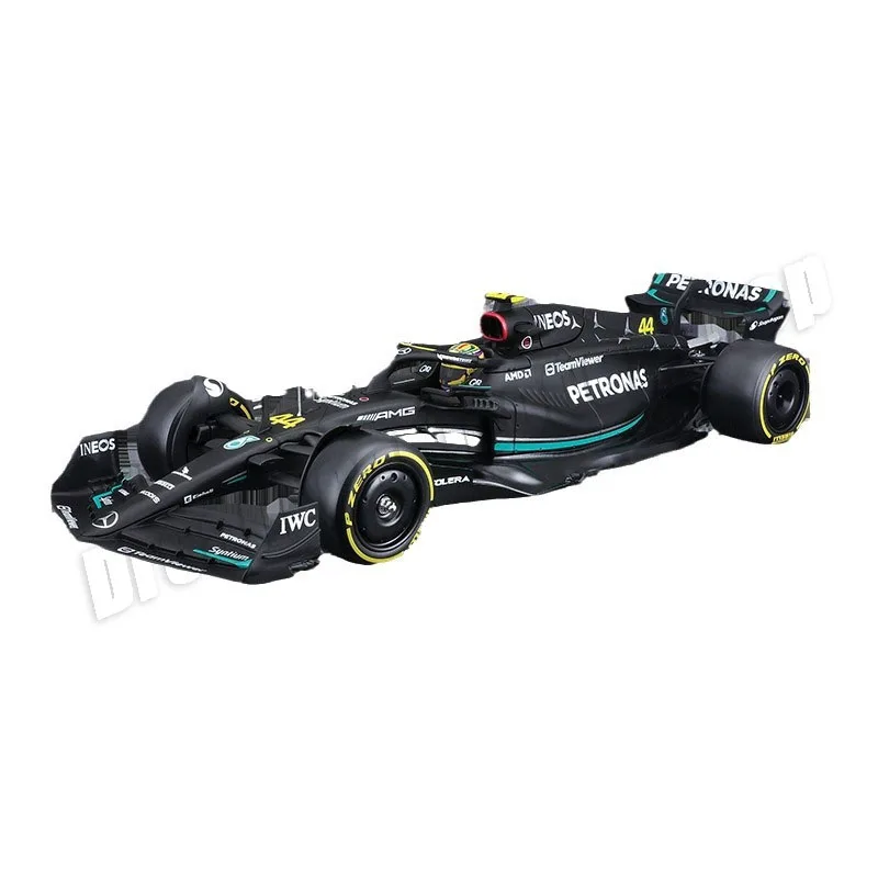 Bburago 1:24 Formule-auto Mercedes W14 # 44 Lewis Hamilton gelegeerd gegoten automodel kinderspeelgoed verzamelobject