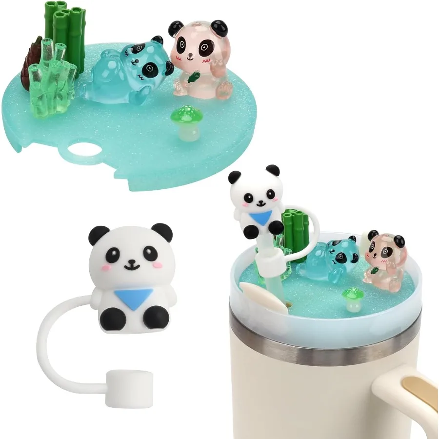 

Аксессуары для крышек чашек для чашек на 40 унций H2.0, украшения для чашек, подвески с силиконовой крышкой из соломинки, милые аксессуары для стаканов, 40 унций