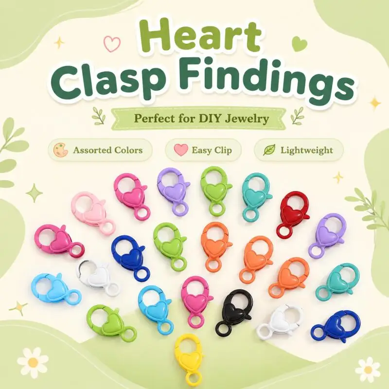 100~10 Pcs Multi-color Spring Lobster Clasps DIY Jewelry Making Accessories for Keychains and Backpack Decorations