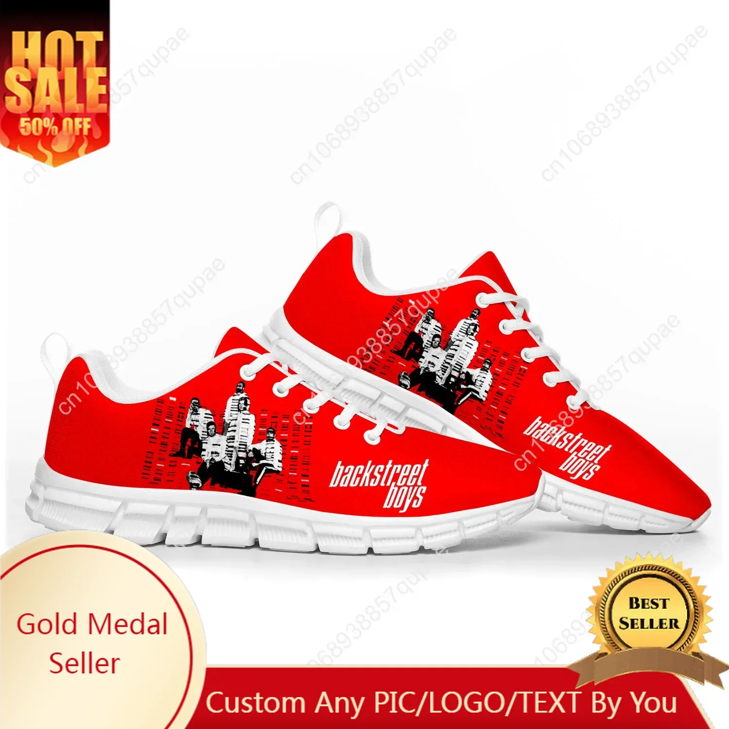 

Backstreet Boys Pop Band Bsb Fashion Sports Shoes Mens Womens Teenager Sneakers Custom High Quality Couple Shoes