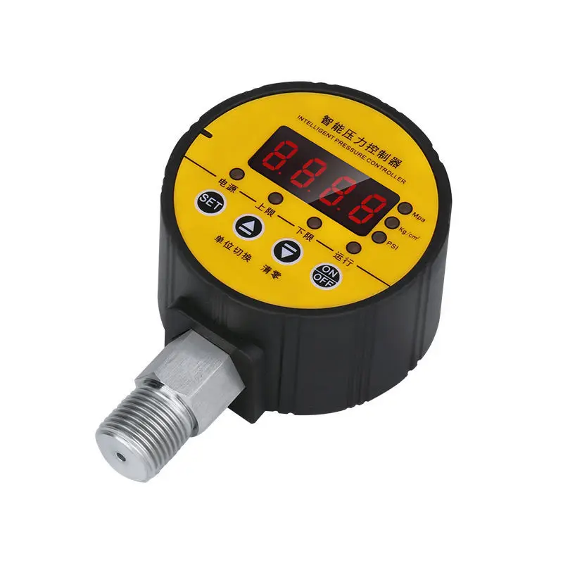 ذكي شاشة ديجيتال مفتاح الضغط تحكم مضخة المياه خط أنابيب الضغط الفرق متر 0-60Mpa قياس الضغط