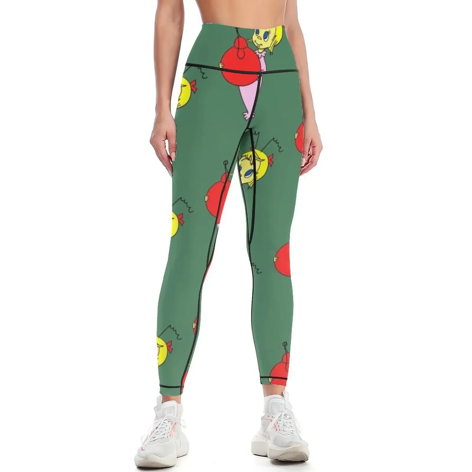 

Cindy Lou Who Leggings gym sportswear woman legging push up Women sportwear Women's tights Womens Leggings