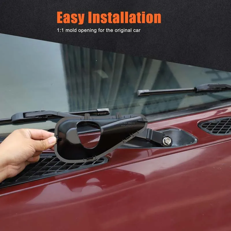 

Wiper Base Cover Replacement Windshield Wiper Cowl Cap For Toyota FJ Cruiser GSJ10 GSJ15 2007-2021 OE:55793-35010 55794-35010