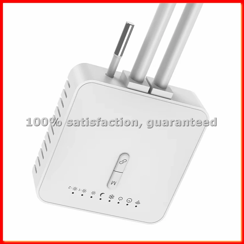 

Умный термостат Tuya ZigBee для радиаторов с пилотным проводом, поддержка мониторинга энергопотребления, дистанционное управление - A79M