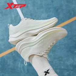 Xtep Running Shoes For Women 2024 Summer Elasticity Sole Women's Sports Shoes Lace Up Jogging Lightweight Sneakers 876218110012