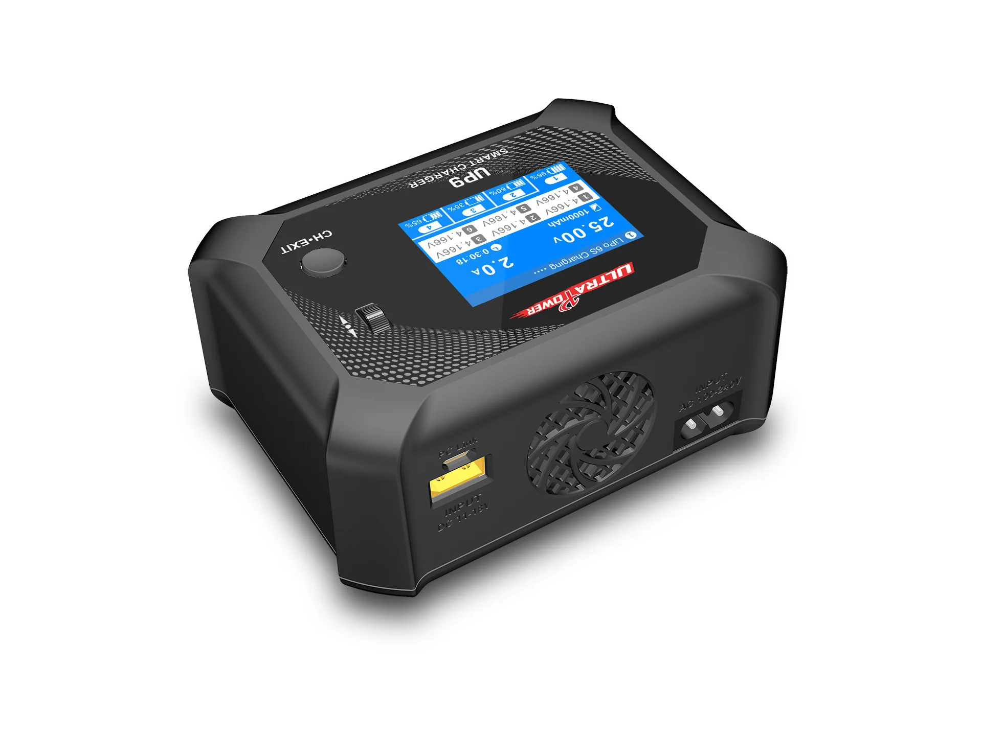 Feiteng's new UP9, 200W four-channel charger, high-power 2S-6S charger for model aircraft