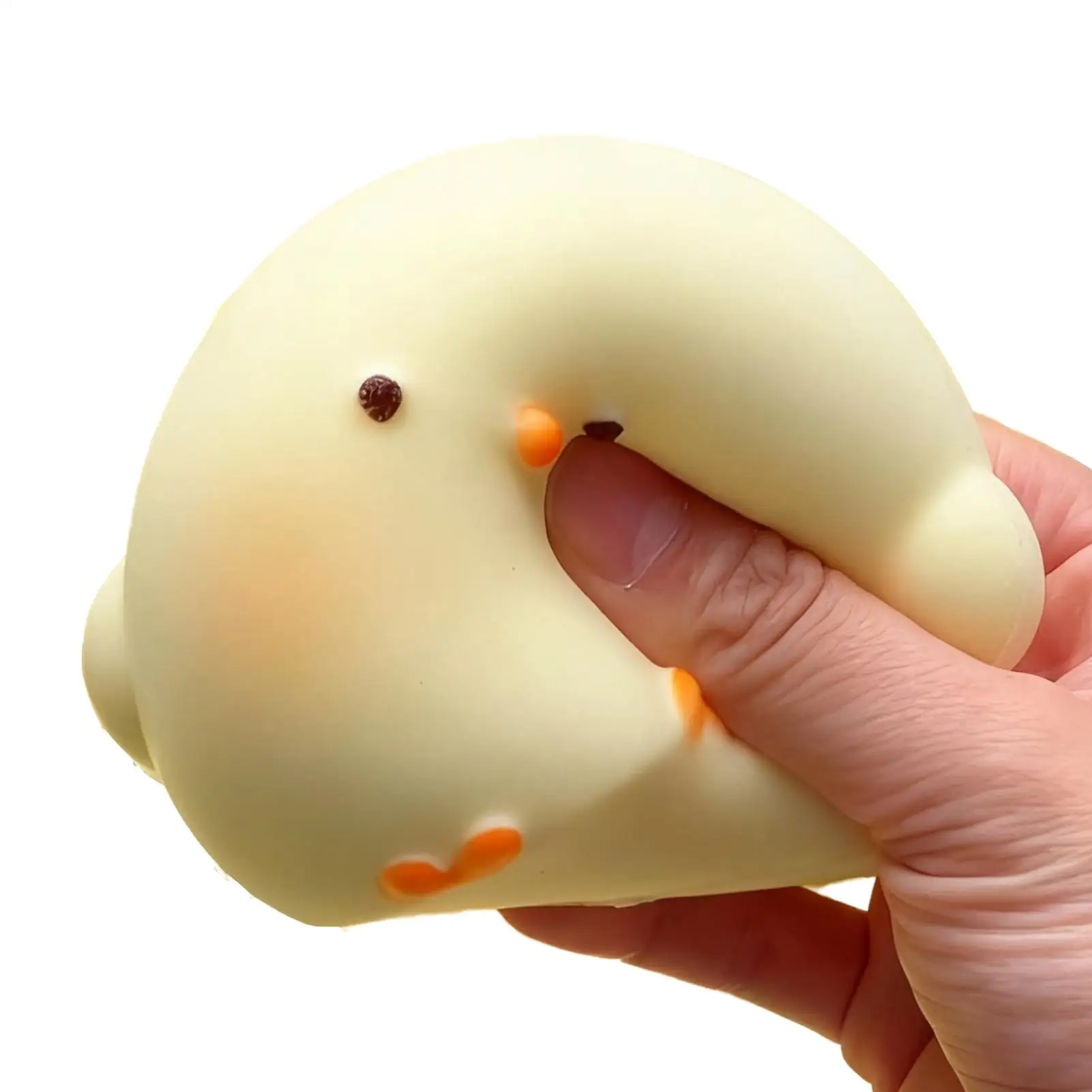 Jouet à presser décompresser poulet nouveauté jouet sensoriel soulagement du Stress doux Anime dessin animé enfants main pincement jouet guérison cadeau