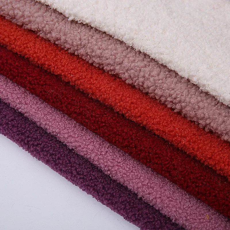 Plush Fabric Polar fleece Cloth Polyester Autumn Winter Small roll teddy cashmere DIY clothing Handmade Sewing quilting Toy